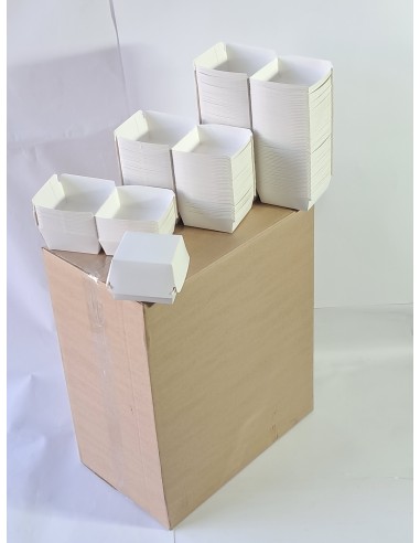 Burger Box - White - (500 pcs)