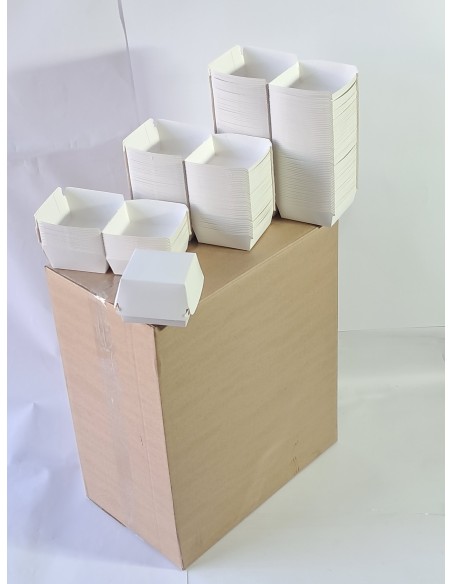 Burger Box - White - (500 pcs)